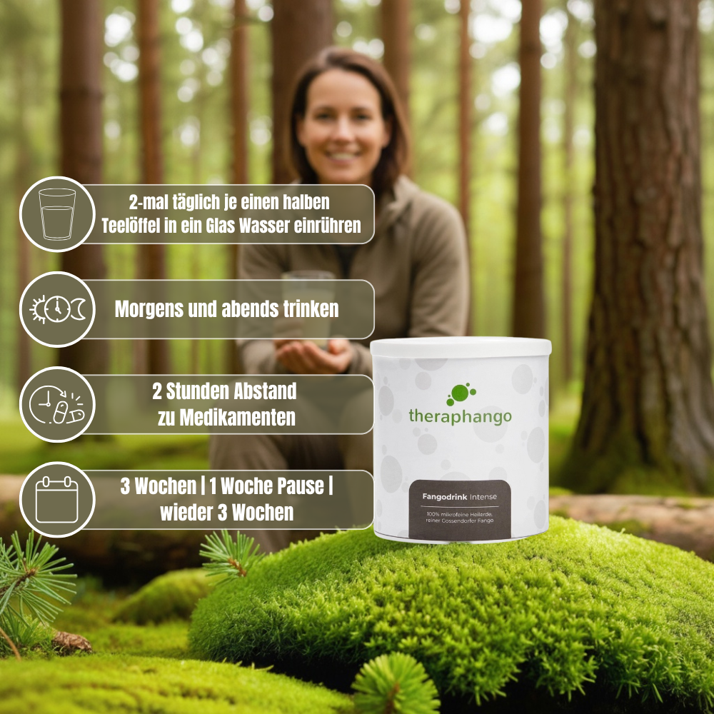 Fangodrink Intense - Natural drinking cure made from healing clay 220ml