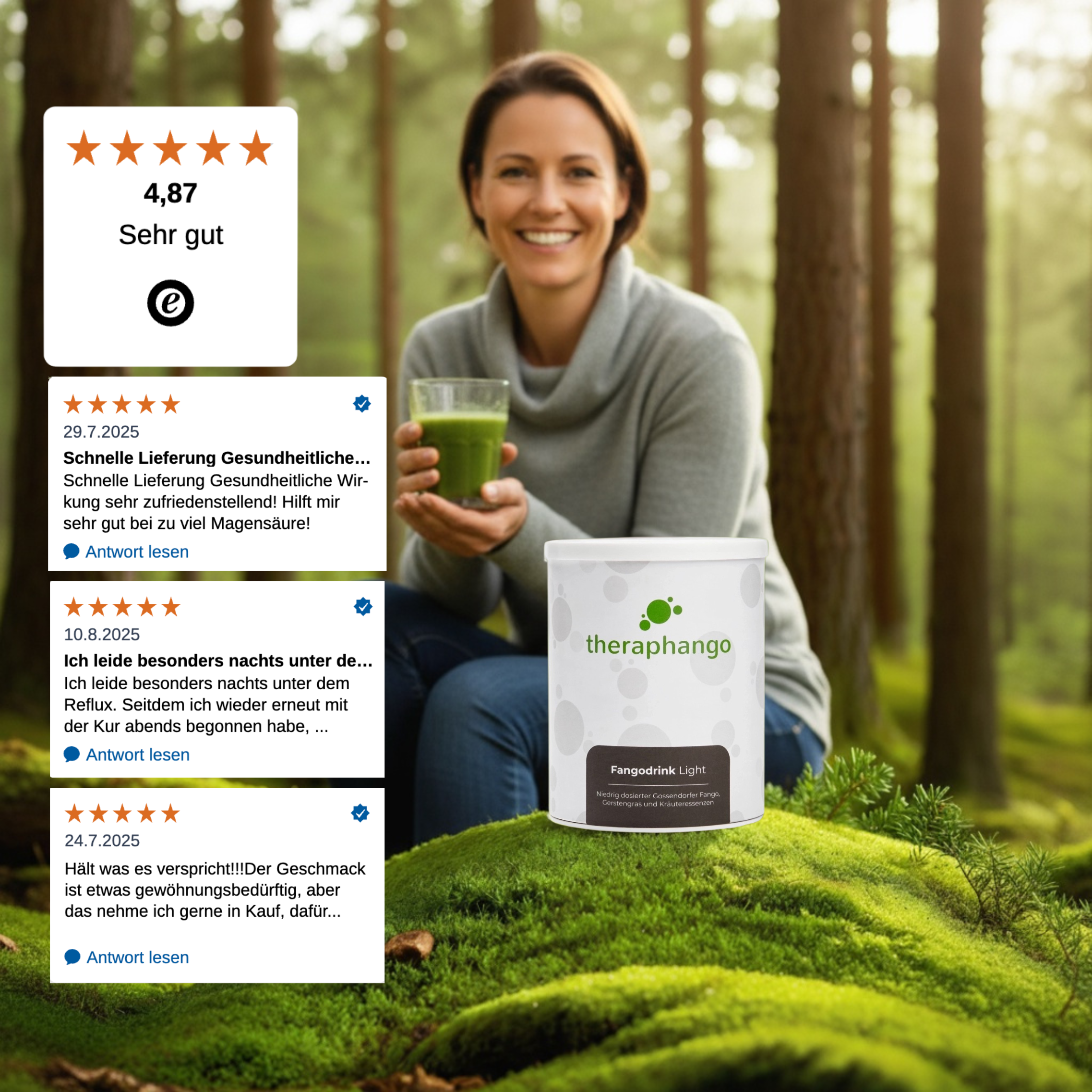 Fangodrink Light - Natural drinking cure made from healing clay 300ml